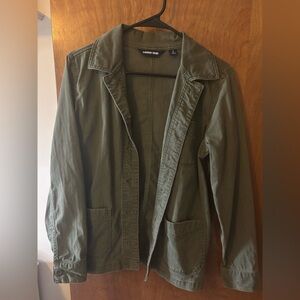 Lands' End Khaki Green Outerwear